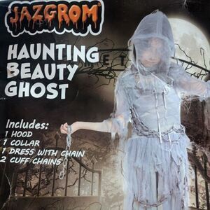 👻 Haunting Beauty Ghost Costume – Child Size 3T – Jazgrom – New in Package